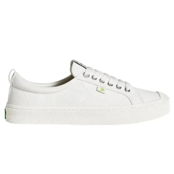 Cariuma Unisex Oca Low Canvas Sneaker Casual Shoes Lace-Up Off-White Size 8/9.5 - Picture 1 of 7